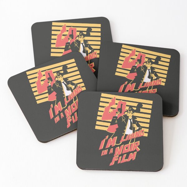 Item preview, I’m Living in a Noir Vintage Detective Illustration designed and sold by beboplab.