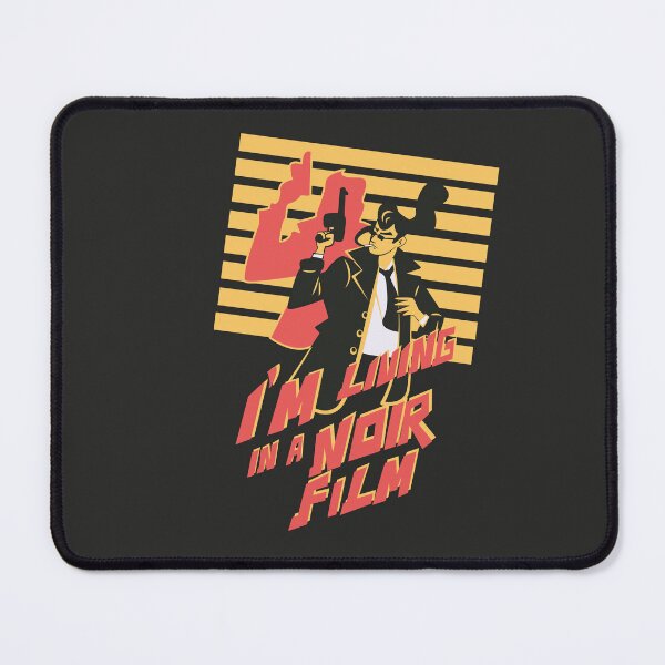 Item preview, I’m Living in a Noir Vintage Detective Illustration designed and sold by beboplab.