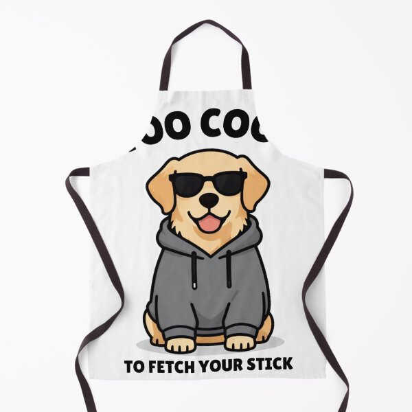 Item preview, Too Cool to Fetch Your Stick Golden Retriever Funny Dog T-Shirt designed and sold by GoldenPaw Society.