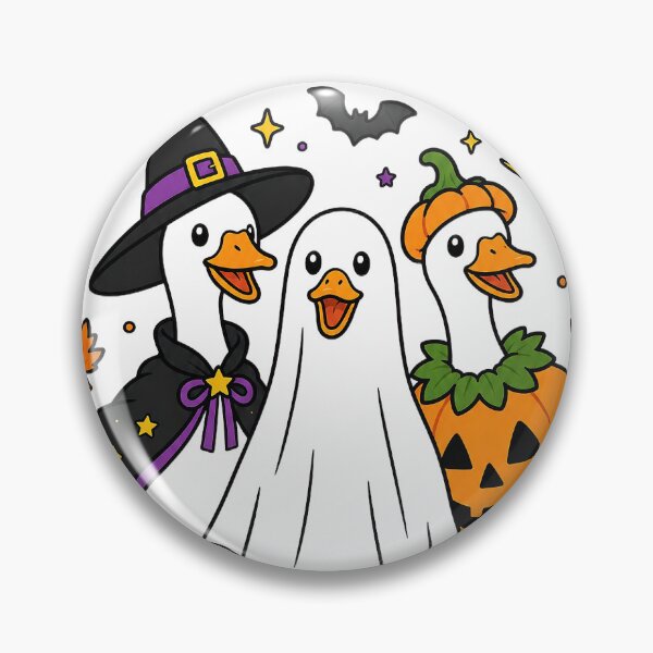 Aperçu de l'œuvre Une oie effrayante – Illustrations d'Halloween mignonnes créée et vendue par anabellstar design co.