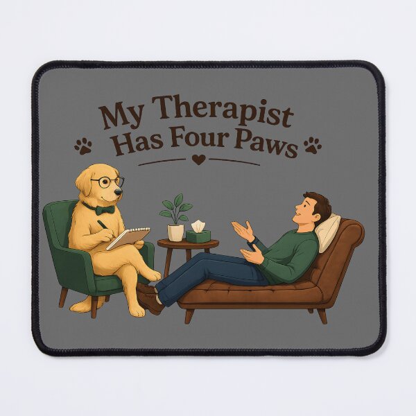 Item preview, My Therapist Has Four Paws designed and sold by DSG.studio.