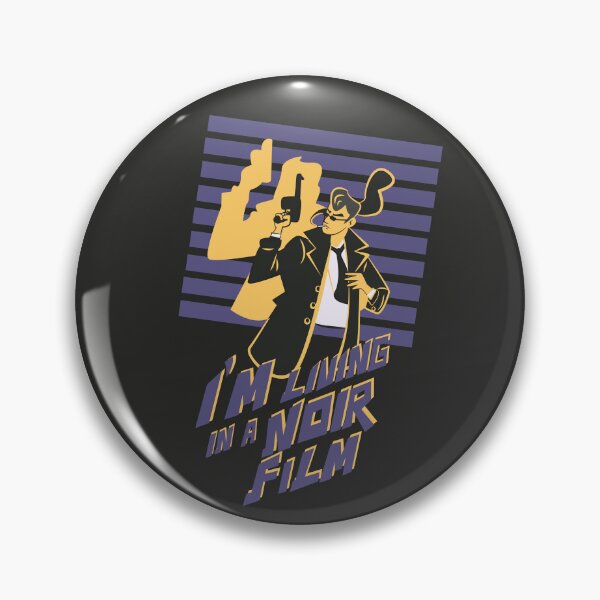 Item preview, I’m Living in a Noir Vintage Detective Illustration designed and sold by beboplab.