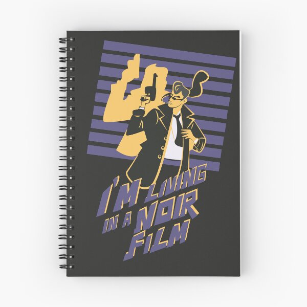 Item preview, I’m Living in a Noir Vintage Detective Illustration designed and sold by beboplab.