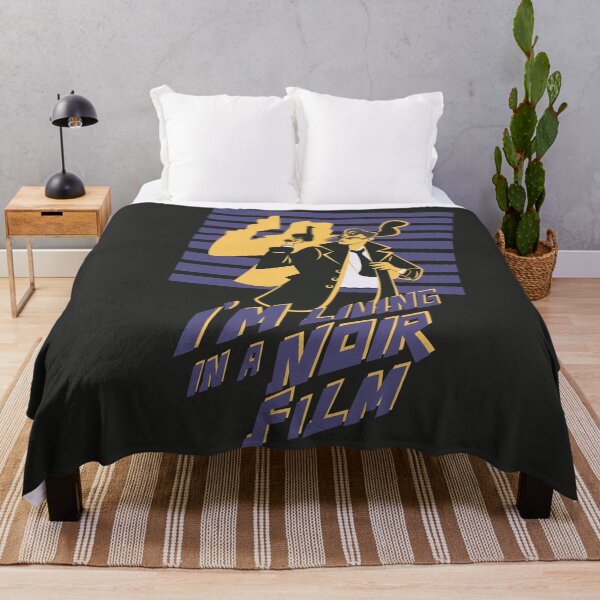 Item preview, I’m Living in a Noir Vintage Detective Illustration designed and sold by beboplab.