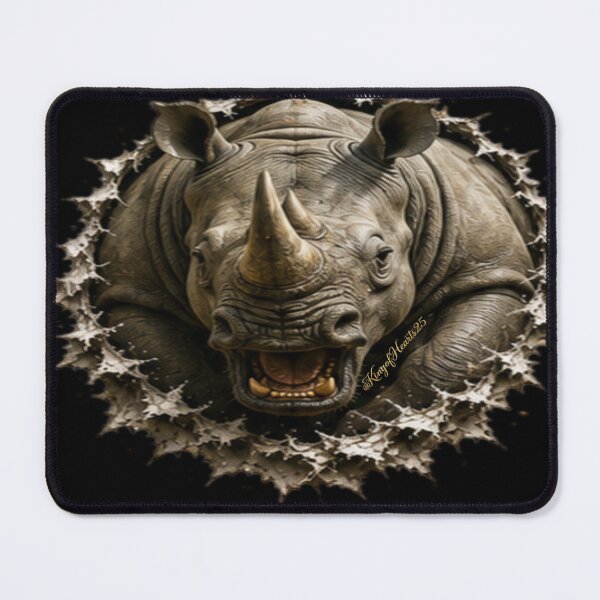 Item preview, Cosmic Guardian Rhino – Ancient Titan of Primal Legends designed and sold by KingofHearts25.