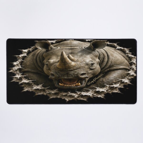 Item preview, Cosmic Guardian Rhino – Ancient Titan of Primal Legends designed and sold by KingofHearts25.