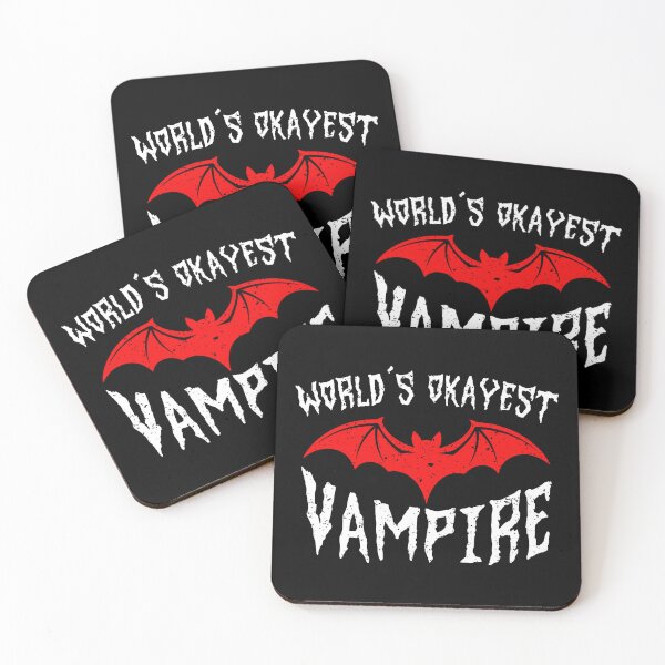 Item preview, World's Okayest Vampire Halloween Funny Gothic Bat designed and sold by Dmetalx Art Apparel.
