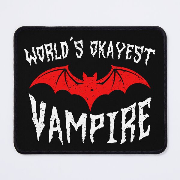 Item preview, World's Okayest Vampire Halloween Funny Gothic Bat designed and sold by Dmetalx Art Apparel.