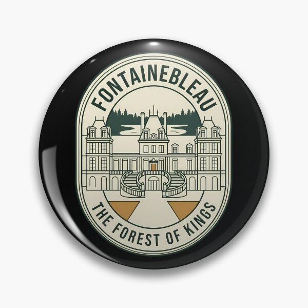 Item preview, Fontainebleau France Vintage Travel Emblem Retro Badge designed and sold by k3rstman1.