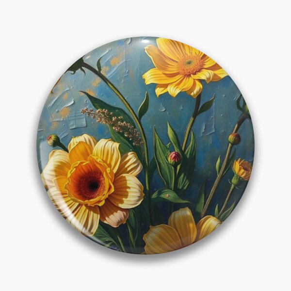 Item preview, Some flowers in the style of Van Gogh. designed and sold by oldMastersofart.