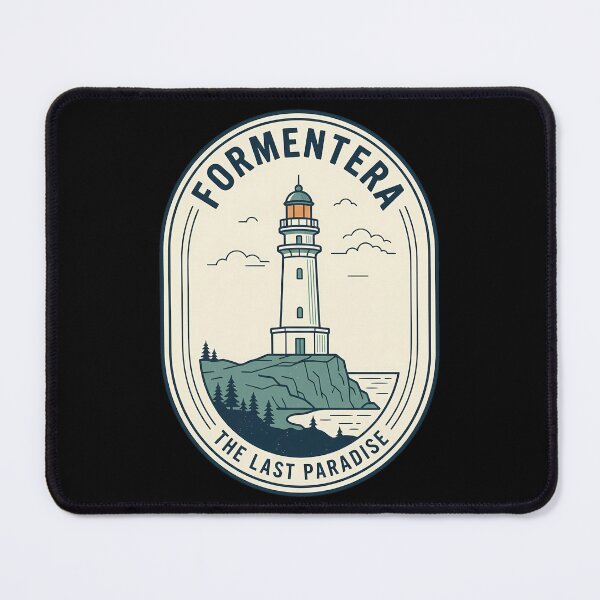 Item preview, Formentera Island Spain Vintage Travel Emblem Lighthouse designed and sold by k3rstman1.
