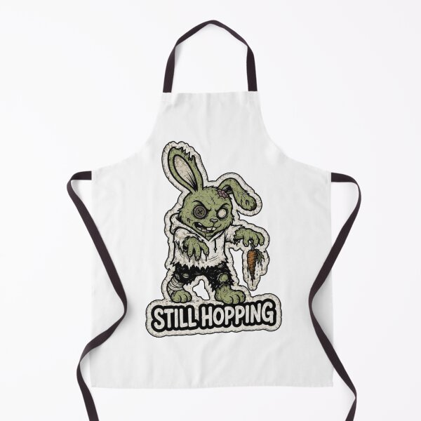 Item preview, Still Hopping Zombie Bunny Funny Halloween Rabbit T-Shirt designed and sold by bunnymode.