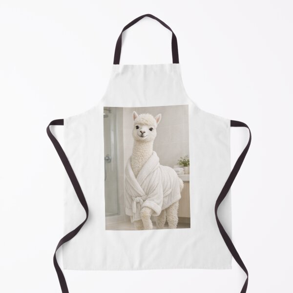 Item preview, Cozy Bathrobe White Alpaca designed and sold by Sillytoe.