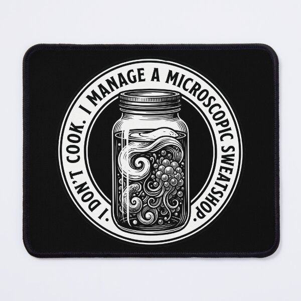 Item preview, Microscopic Sweatshop Sourdough Cult Funny Fermentation designed and sold by BrutOriginal.