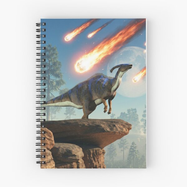 Item preview, Meteor Storm Dinosaur – Parasaurolophus Under Fire | Prehistoric Apocalypse designed and sold by Meteor Mercher Shop.