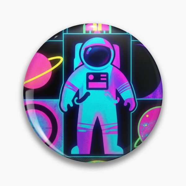Item preview, Space Retro Neon designed and sold by SportsShip.