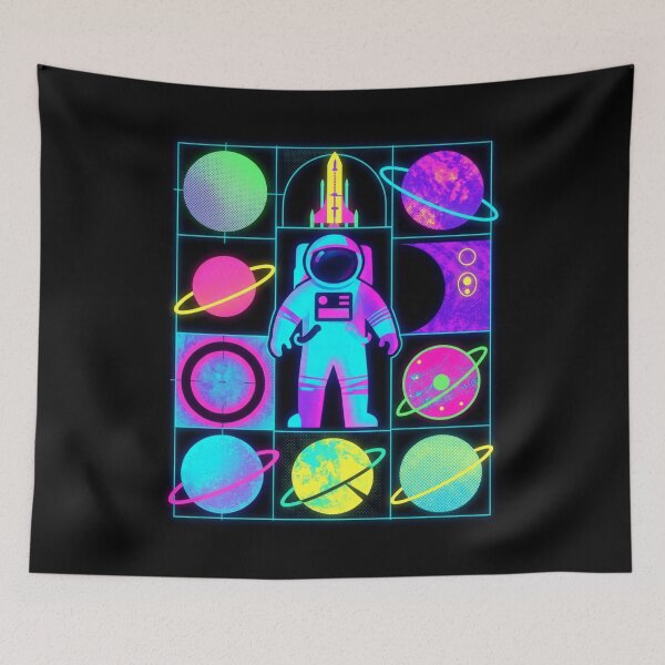 Artikelvorschau, Weltraum-Retro-Neon entworfen und verkauft von SportsShip.