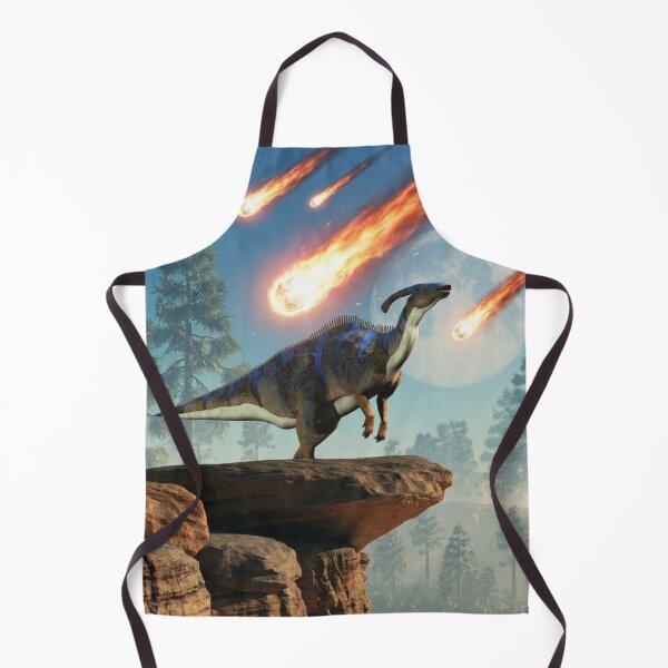 Item preview, Meteor Storm Dinosaur – Parasaurolophus Under Fire | Prehistoric Apocalypse designed and sold by Meteor Mercher Shop.
