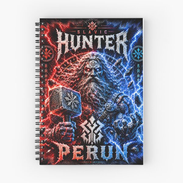 Item preview, Slavic Hunter Perun God of Thunder Viking Slavic Mythology Warrior T-Shirt designed and sold by Bizon2910.