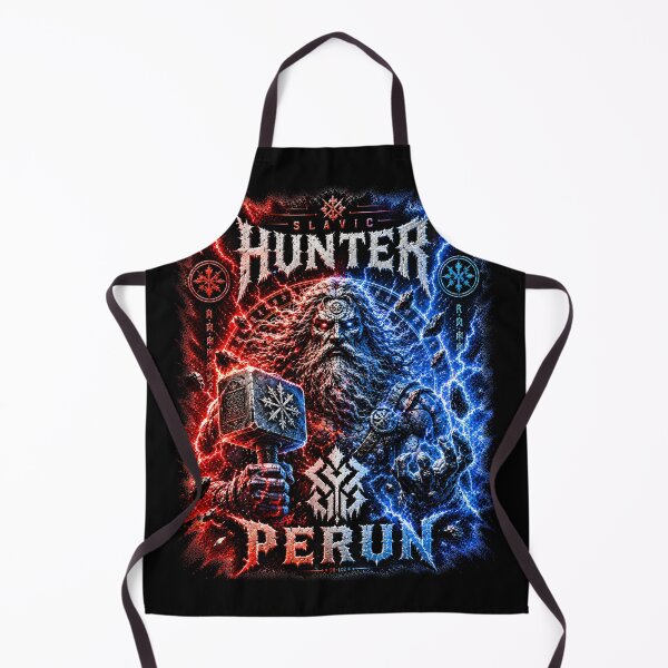 Item preview, Slavic Hunter Perun God of Thunder Viking Slavic Mythology Warrior T-Shirt designed and sold by Bizon2910.