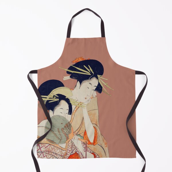 Item preview, Japanese Geisha | Modern Ukiyo-e Portrait | Japandi | Muted pink designed and sold by Black Swallow.