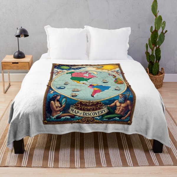 Item preview, Vintage Map of Discovery: The Western Hemisphere designed and sold by interdesigner.