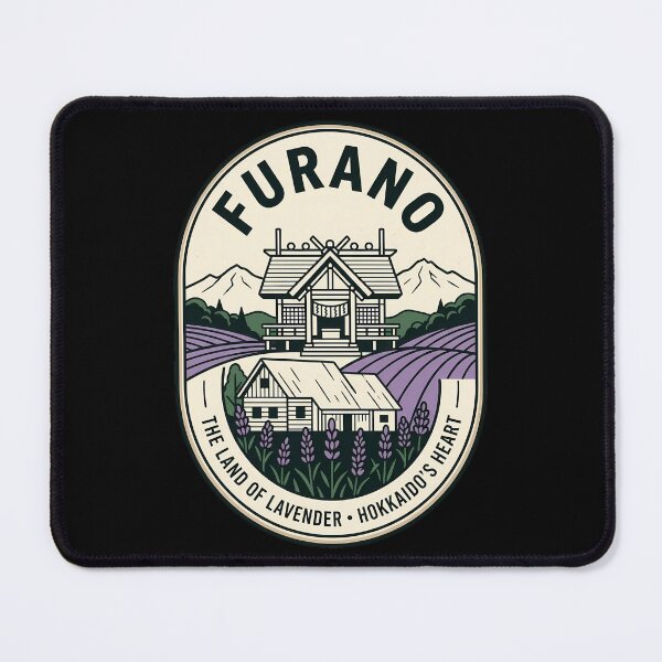 Item preview, Furano Hokkaido Vintage Travel Emblem Lavender Japan designed and sold by k3rstman1.