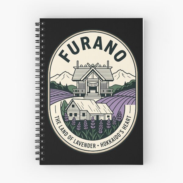 Item preview, Furano Hokkaido Vintage Travel Emblem Lavender Japan designed and sold by k3rstman1.