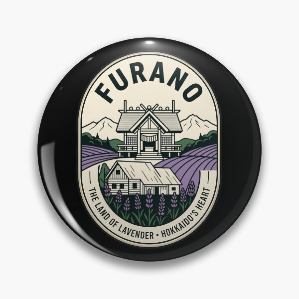 Item preview, Furano Hokkaido Vintage Travel Emblem Lavender Japan designed and sold by k3rstman1.