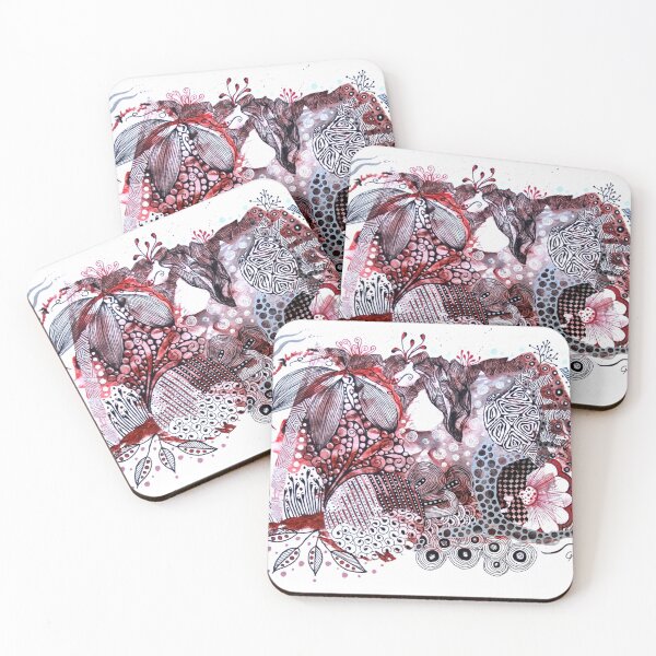 Item preview, Crimson Bloom designed and sold by Golden Reverie - Illustrations inspired by nature.