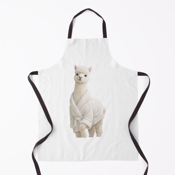 Item preview, Bathrobe White Alpaca designed and sold by Sillytoe.