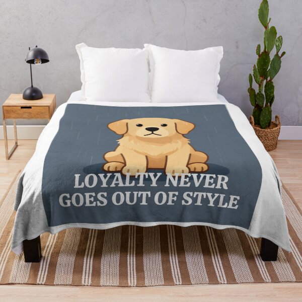 Item preview, Loyalty Never Goes Out of Style Golden Retriever Motivational Shirt designed and sold by GoldenPaw Society.