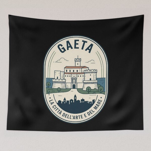 Item preview, Gaeta Italy Vintage Travel Emblem Coastal City designed and sold by k3rstman1.