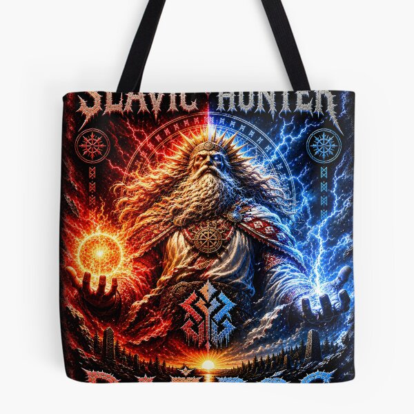 Item preview, Slavic Hunter Dazbog Sun God Slavic Mythology Fantasy Warrior Shirt designed and sold by Bizon2910.