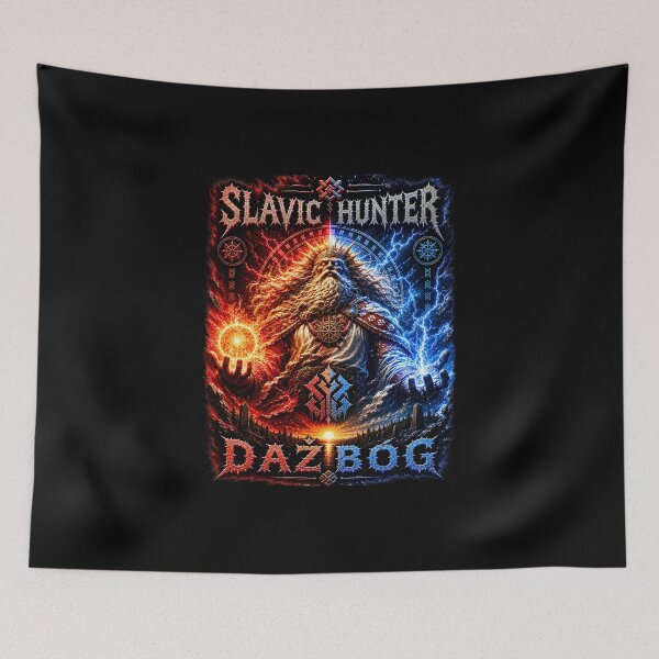 Item preview, Slavic Hunter Dazbog Sun God Slavic Mythology Fantasy Warrior Shirt designed and sold by Bizon2910.