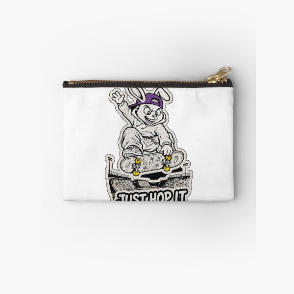 Item preview, Just Hop It Skate Bunny Funny Skateboard Rabbit T-Shirt designed and sold by bunnymode.