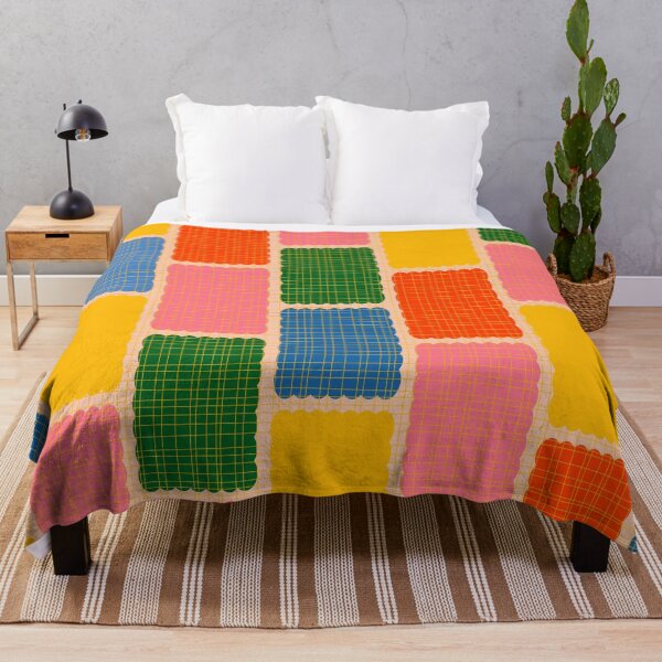 Item preview, Colorful Retro Contemporary Woven Patchwork Pattern designed and sold by kierkegaard.