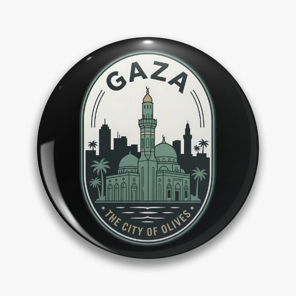 Item preview, Gaza City of Olives Vintage Travel Emblem designed and sold by k3rstman1.