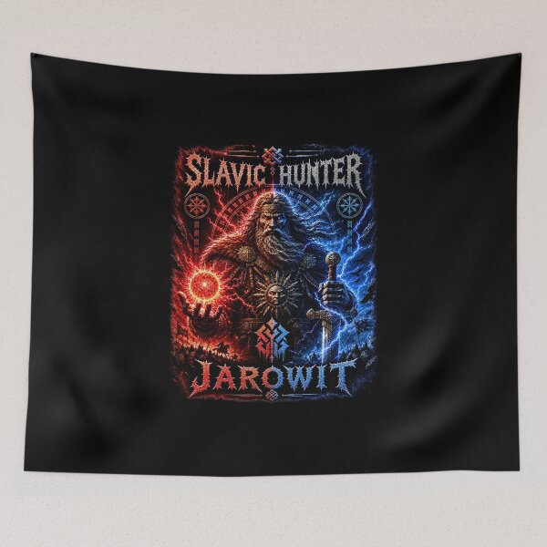 Item preview, Jarowit Slavic Hunter God of War Slavic Mythology Viking Warrior designed and sold by Bizon2910.