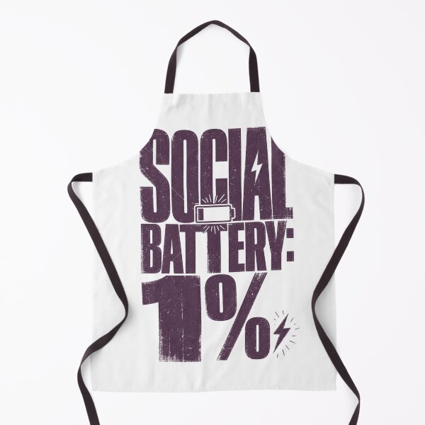 Item preview, Social battery: 1% designed and sold by MAXI'S.
