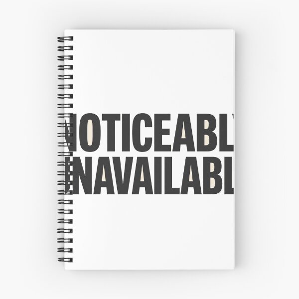 Item preview, Noticeably Unavailable designed and sold by aihrgdesign.