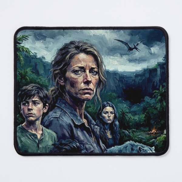Item preview, La Brea Retro Sci-Fi Survival Thriller Tribute Art Poster designed and sold by Art's Diner.