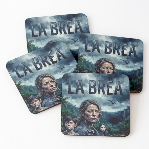 Item preview, La Brea Retro Sci-Fi Survival Thriller Tribute Art Poster designed and sold by Art's Diner.