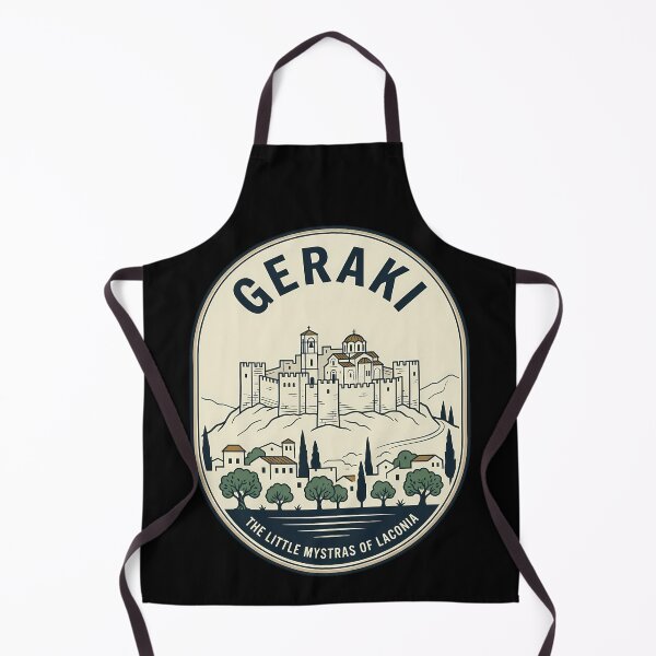 Item preview, Geraki Laconia Greece Vintage Travel Emblem Castle designed and sold by k3rstman1.
