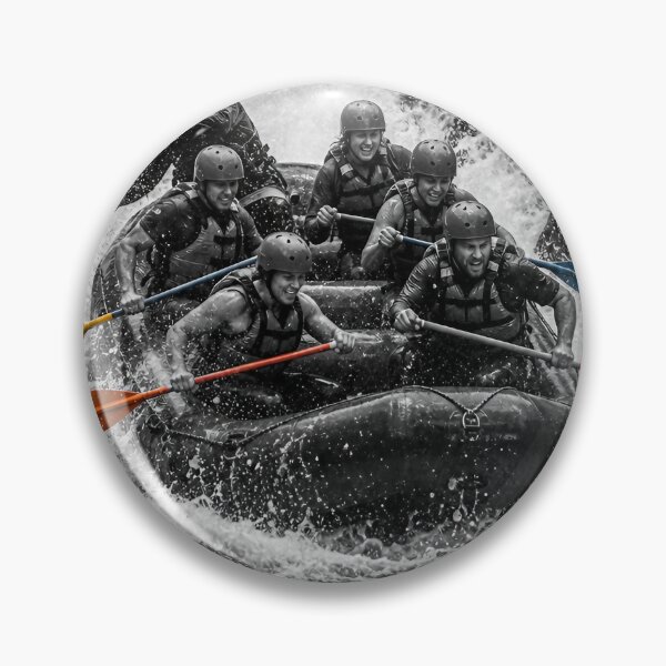 Item preview, Whitewater Rafting – Vintage River Adventure Vector designed and sold by Jandedan.