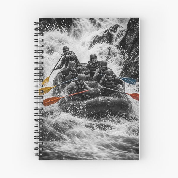 Item preview, Whitewater Rafting – Vintage River Adventure Vector designed and sold by Jandedan.