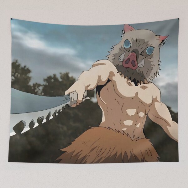 Item preview, Inosuke Hashibira Beast Breathing designed and sold by PosterFuel.