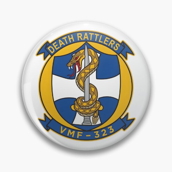 Item preview, VMFA-323 Death Rattlers Insignia designed and sold by CharlieDesings.