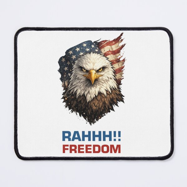 Item preview, American Eagle Freedom Design | USA Patriot Art | Red White Blue Independence designed and sold by CutPawStudio.