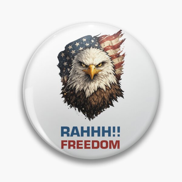 Item preview, American Eagle Freedom Design | USA Patriot Art | Red White Blue Independence designed and sold by CutPawStudio.